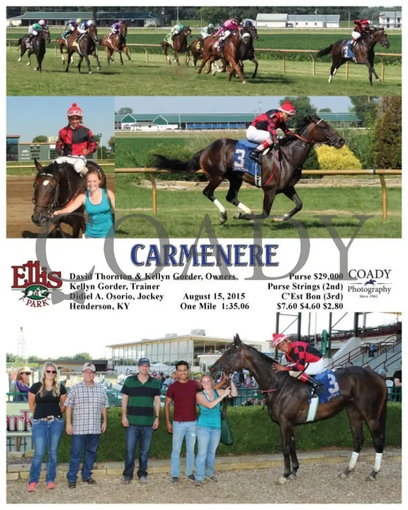 Carmenere - 081515 Race 08 Elp Ellis Park