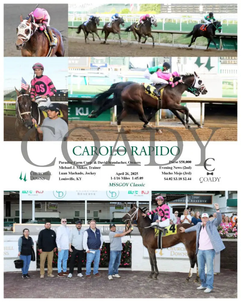 CAROLO RAPIDO - 04-26-25 - R05 - CD Churchill Downs