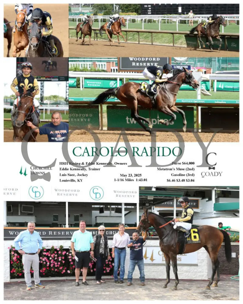 CAROLO RAPIDO - 05-23-25 - R09 - CD Churchill Downs