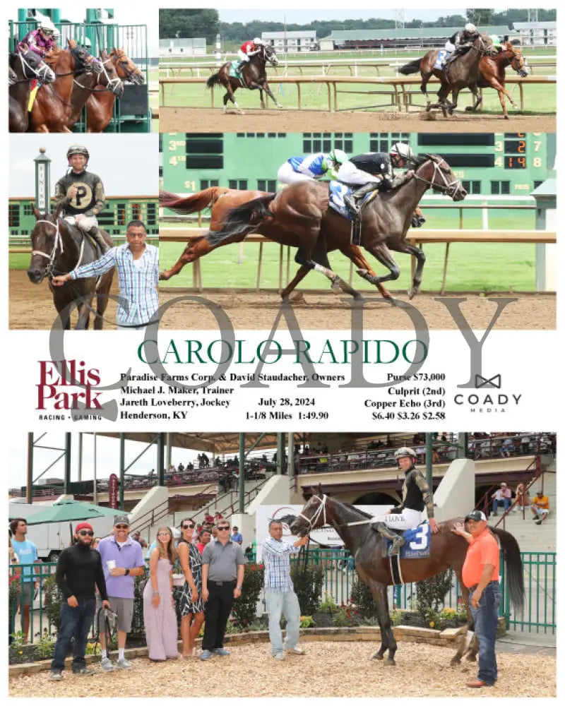 Carolo Rapido - 07-28-24 R05 Elp Ellis Park