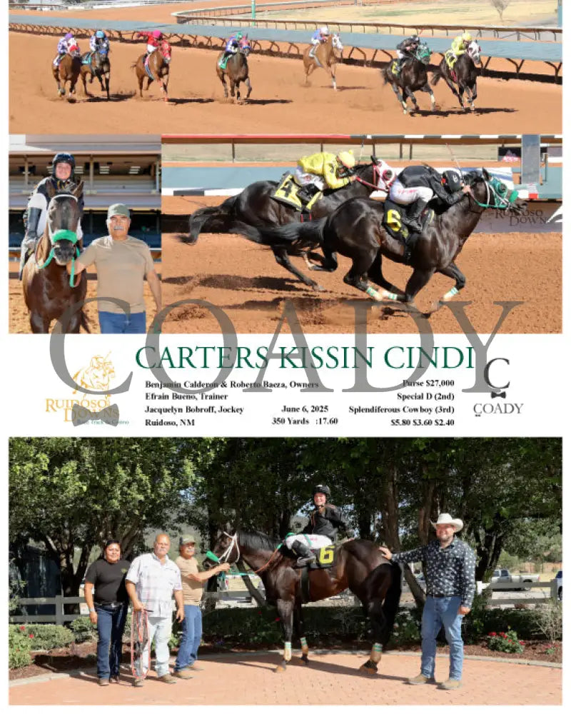CARTERS KISSIN CINDI - 06-06-25 - R10 - RUI Ruidoso Downs