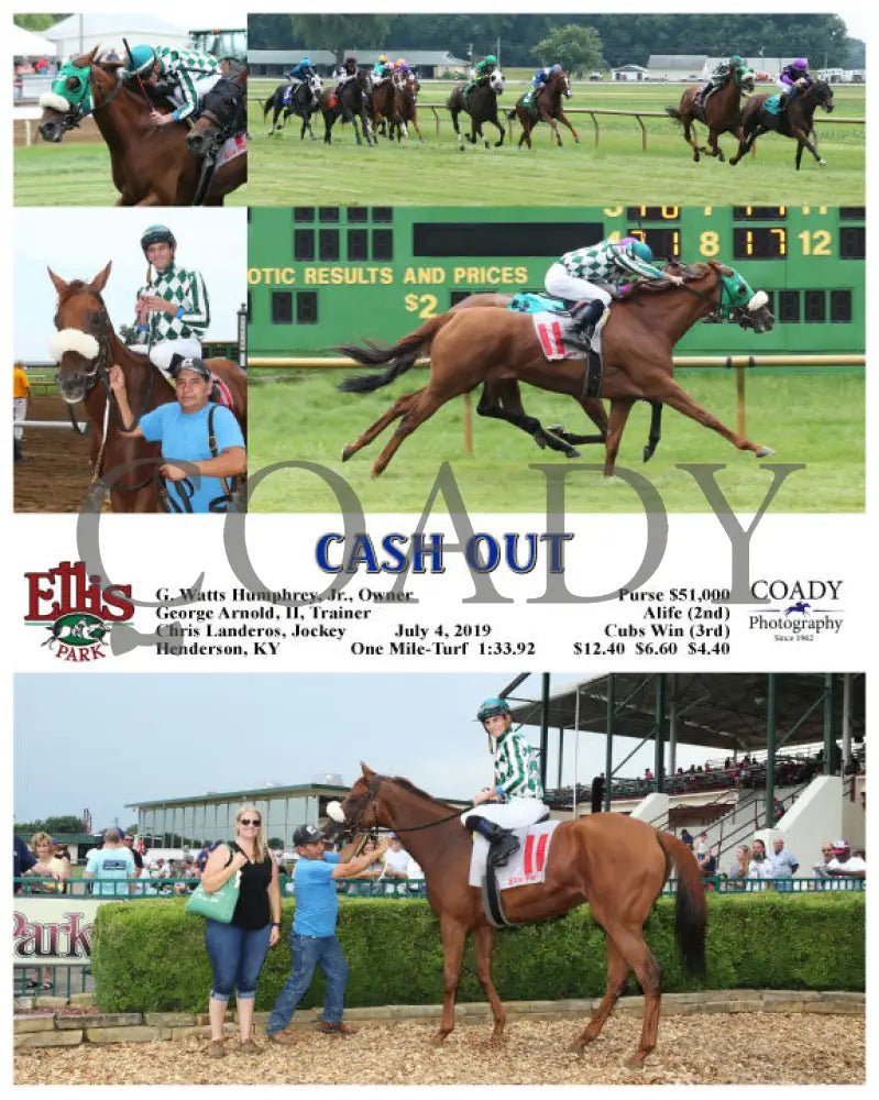 Cash Out - 070419 Race 05 Elp Ellis Park