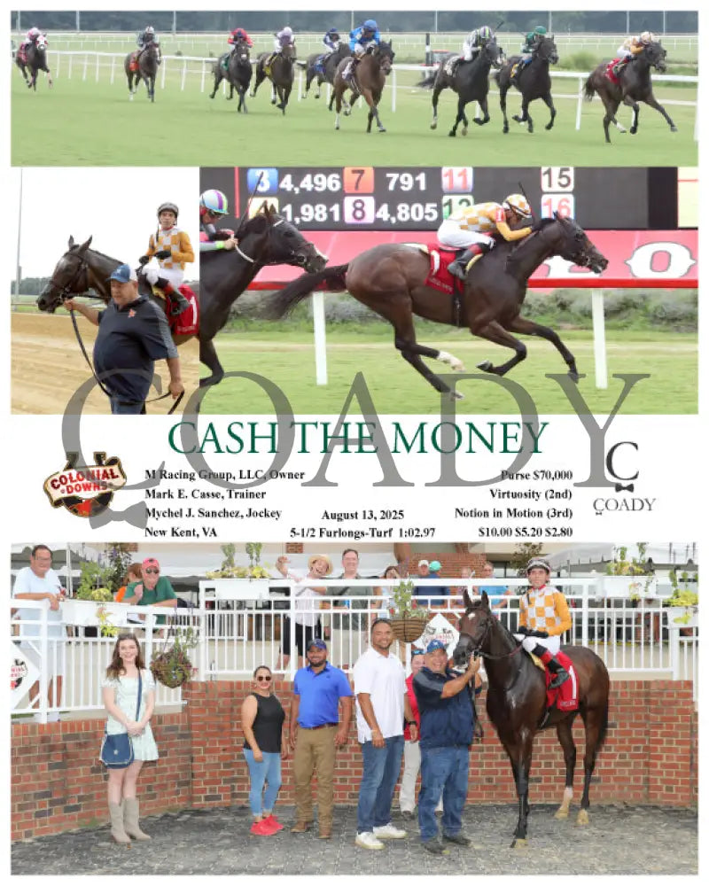 CASH THE MONEY - 08-13-25 - R03 - CNL Colonial Downs