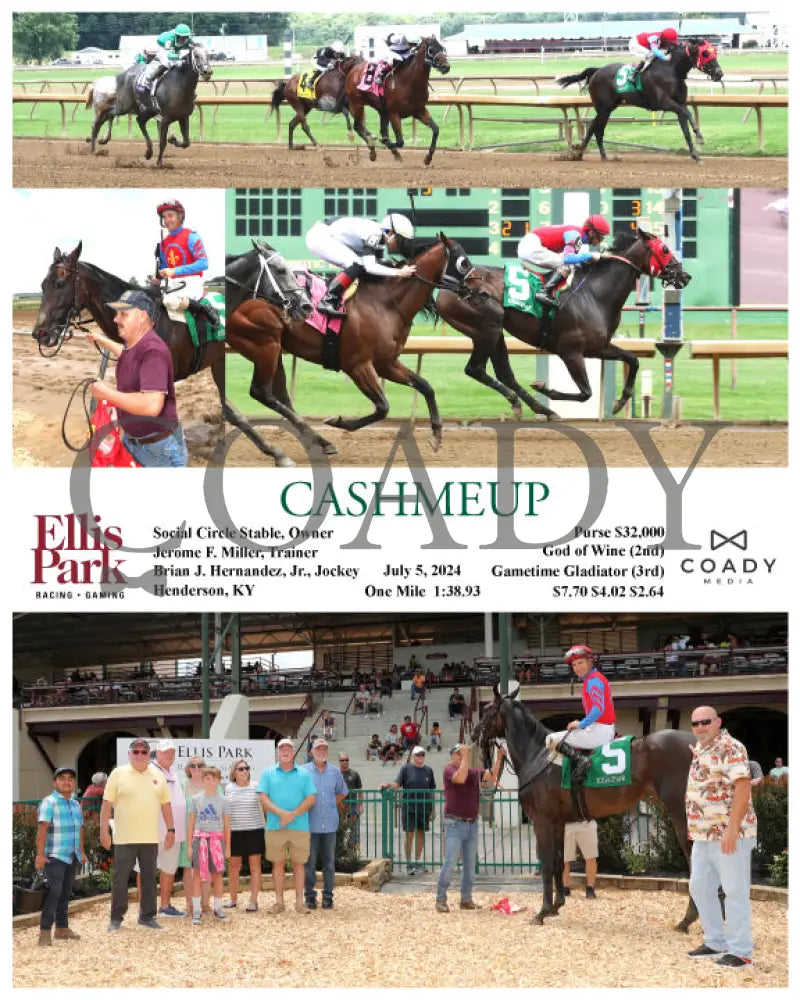Cashmeup - 07-05-24 R05 Elp Ellis Park