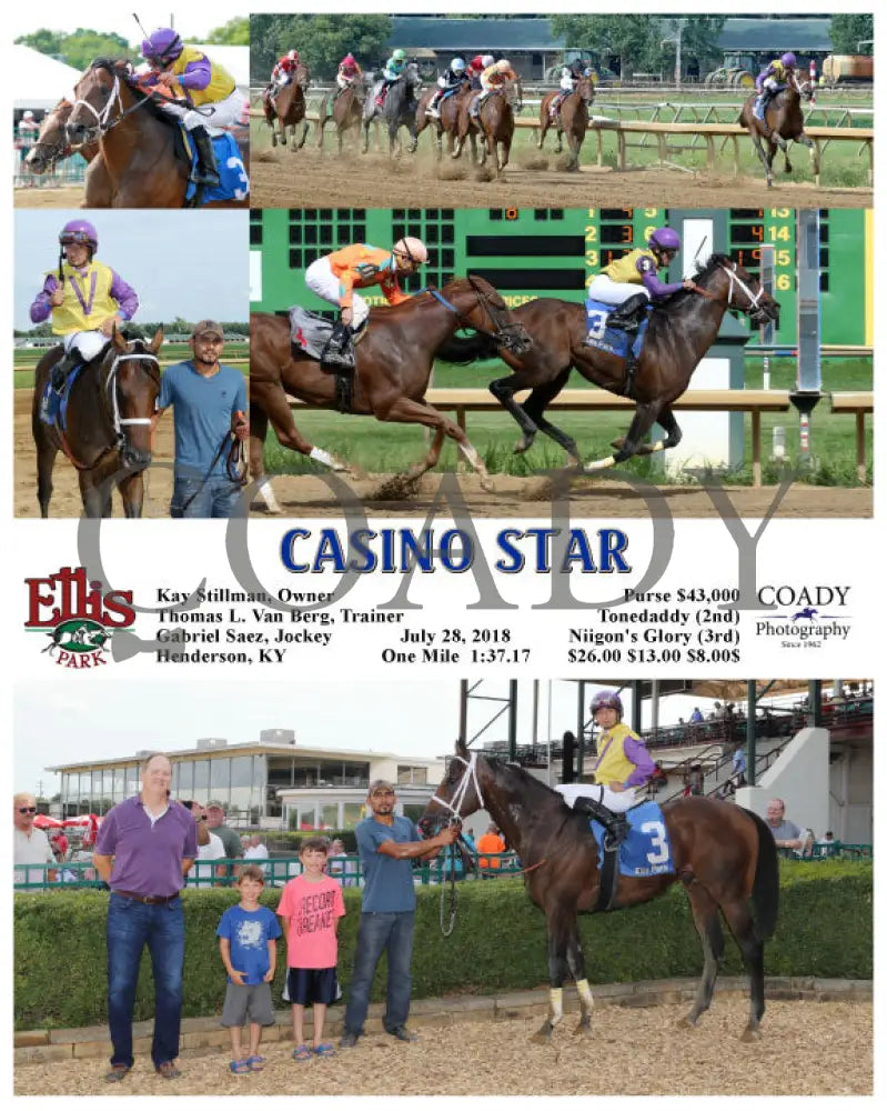 Casino Star - 072818 Race 08 Elp Ellis Park
