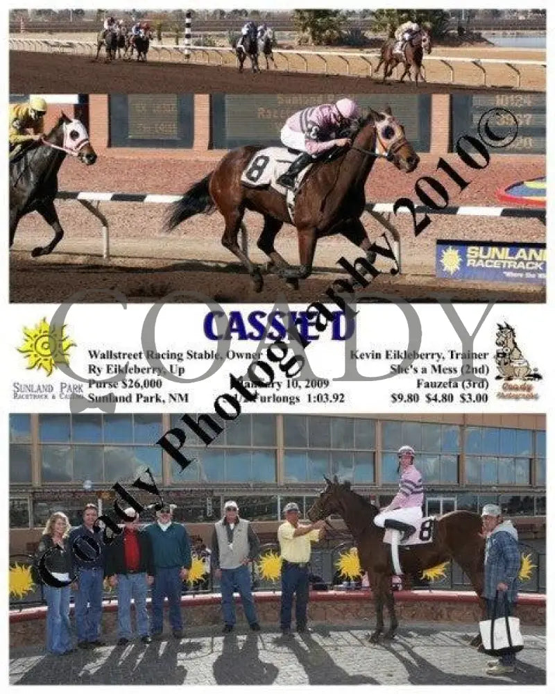 Cassie D - 1 10 2009 Sunland Park