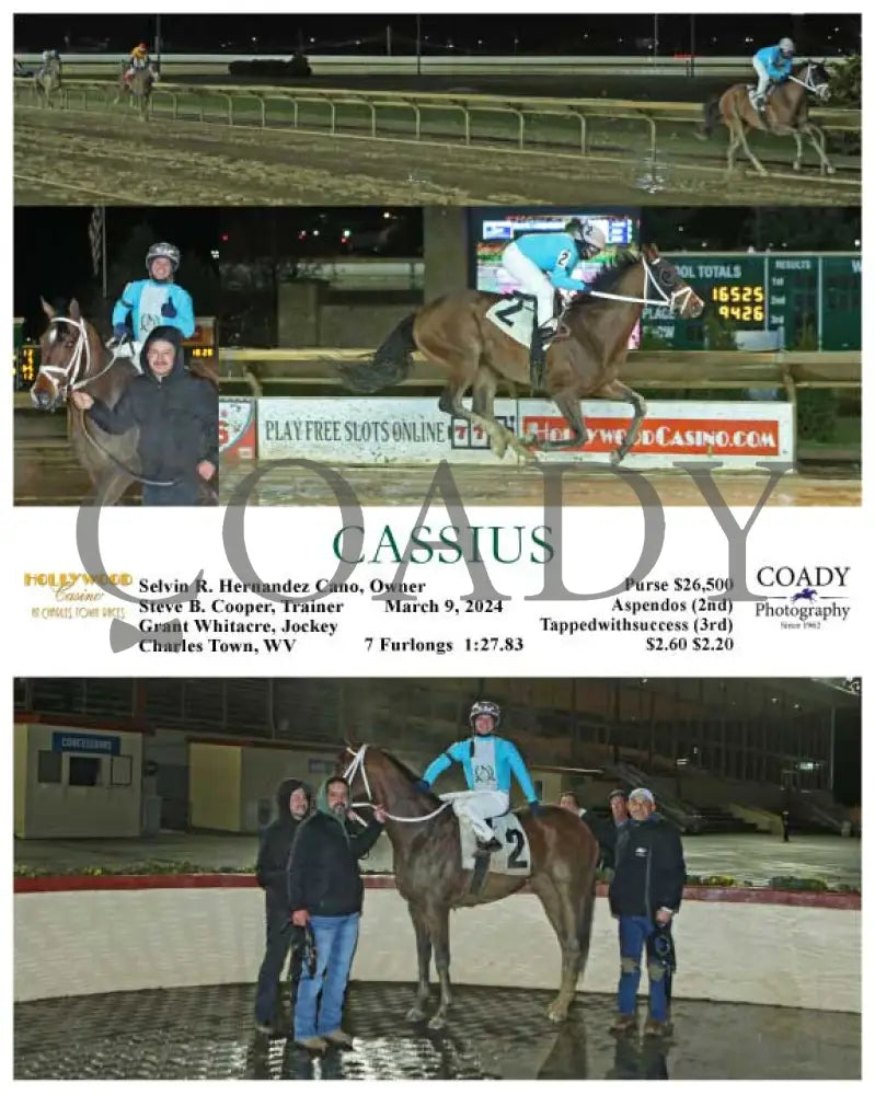 Cassius - 03 - 09 - 24 R02 Ct Hollywood Casino At Charles Town Races