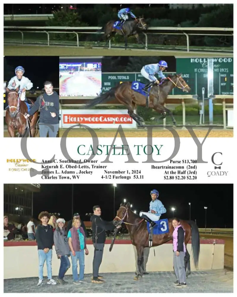 Castle Toy - 11-01-24 R01 Ct Hollywood Casino At Charles Town Races