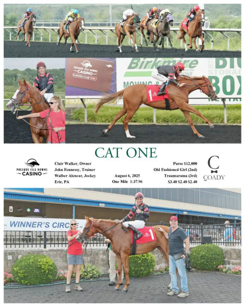 CAT ONE - 08-06-25 - R08 - PID Presque Isle Downs