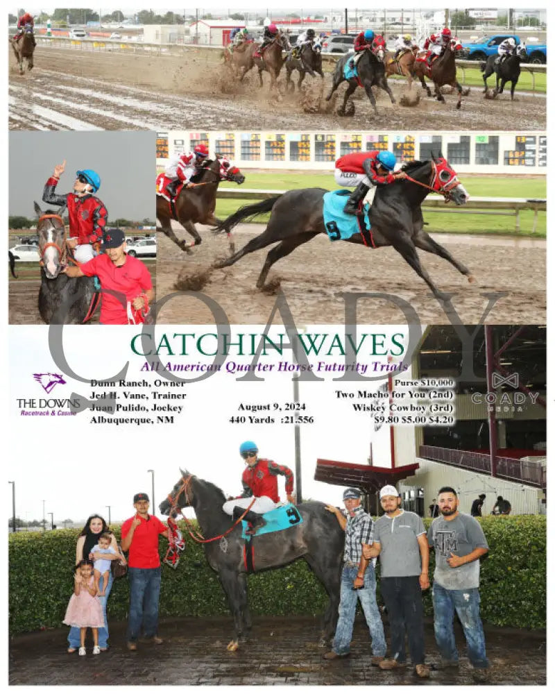 Catchin Waves - All American Quarter Horse Futurity Trials 08-09-24 R13 Alb Downs At Albuquerque
