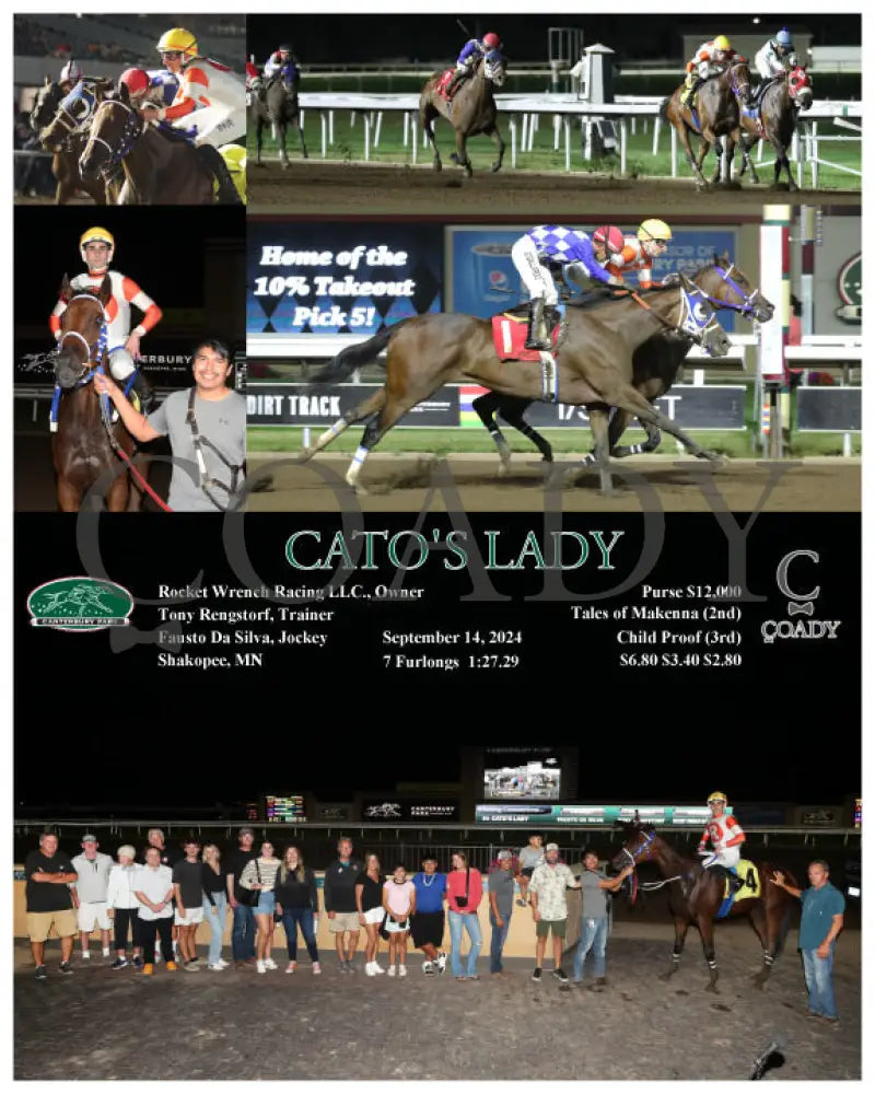 Cato’s Lady - 09-14-24 R08 Cby Kentucky Downs