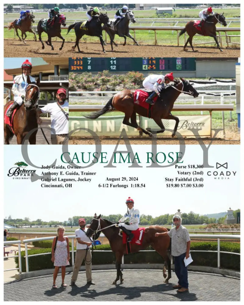 Cause Ima Rose - 082924 Race 03 Btp Belterra Park