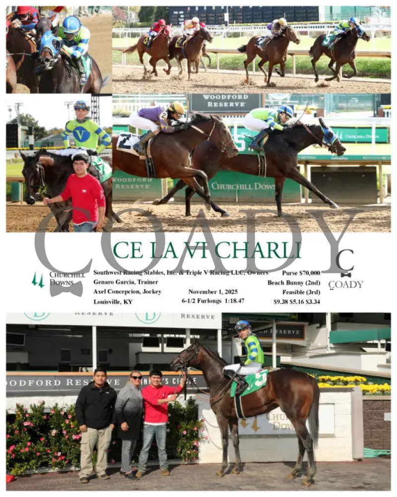 CE LA VI CHARLI - 11-01-25 - R01 - CD Keeneland