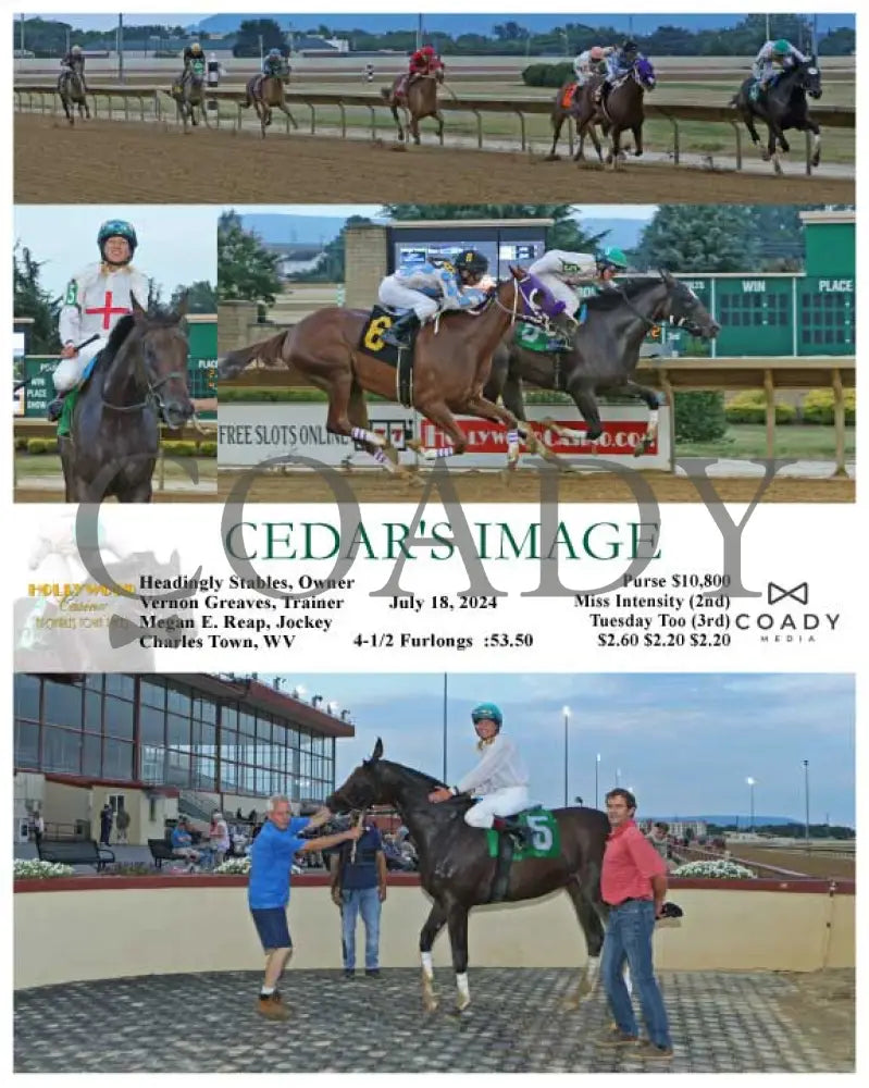 Cedar’s Image - 07-18-24 R02 Ct Hollywood Casino At Charles Town Races