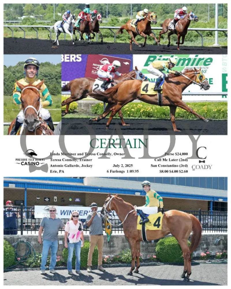 CERTAIN - 07-02-25 - R01 - PID Presque Isle Downs