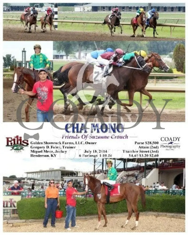 Cha Mono - 071814 Race 05 Elp Ellis Park