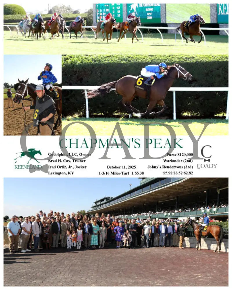 CHAPMAN’S PEAK - 10-11-25 - R07 - KEE Keeneland