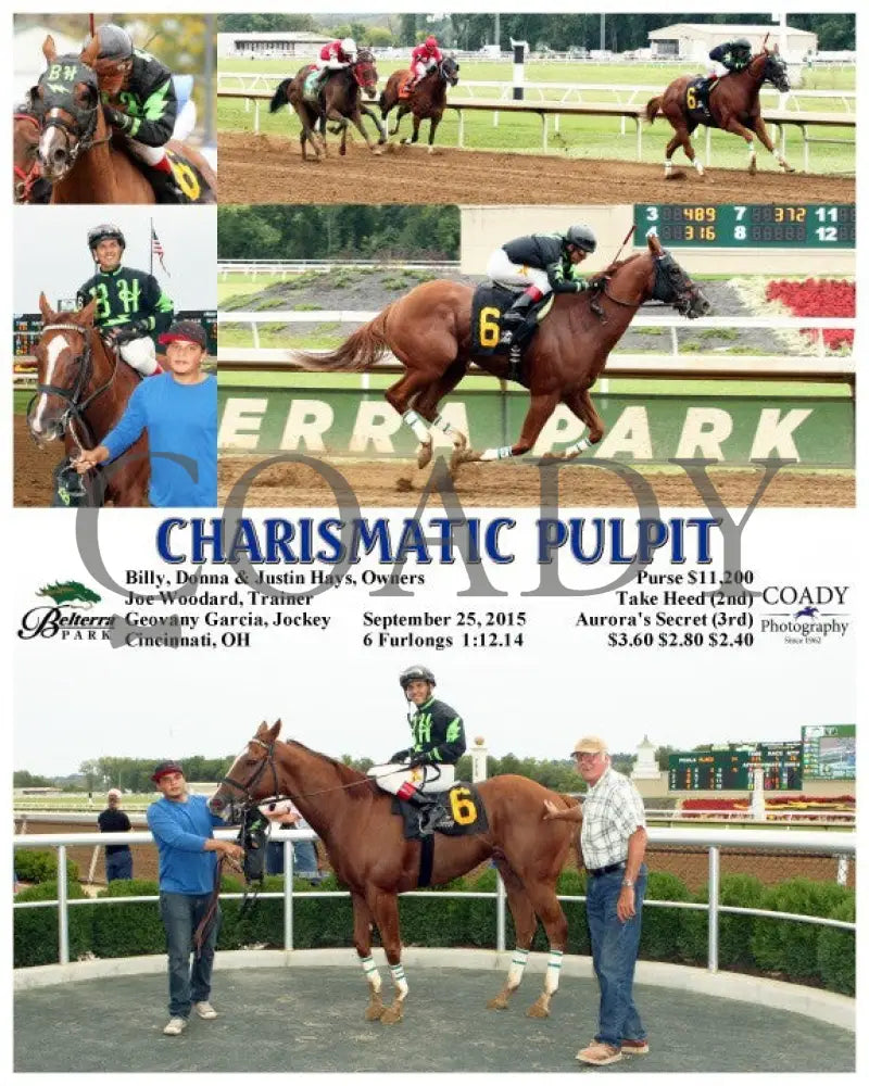 Charismatic Pulpit - 092515 Race 04 Btp Belterra Park