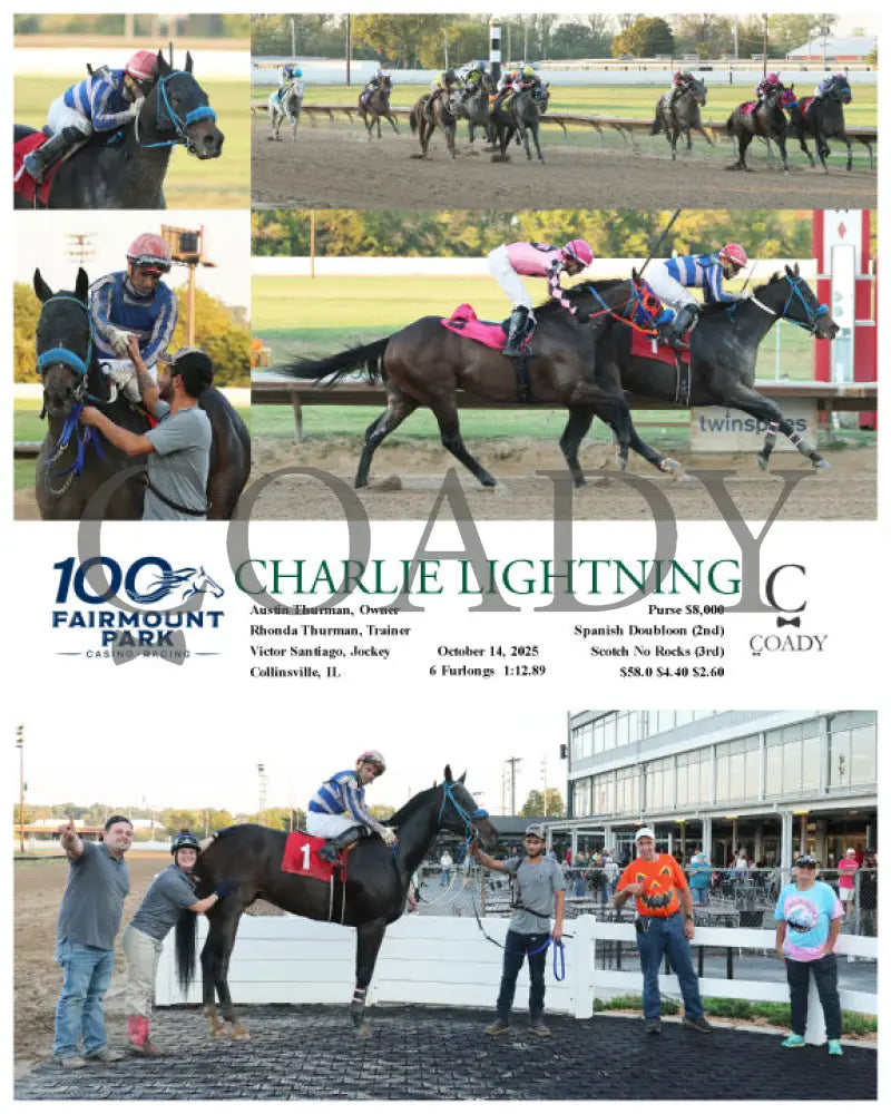 CHARLIE LIGHTNING - 10-14-25 - R08 - FP Fanduel Sportsbook Horse Racing
