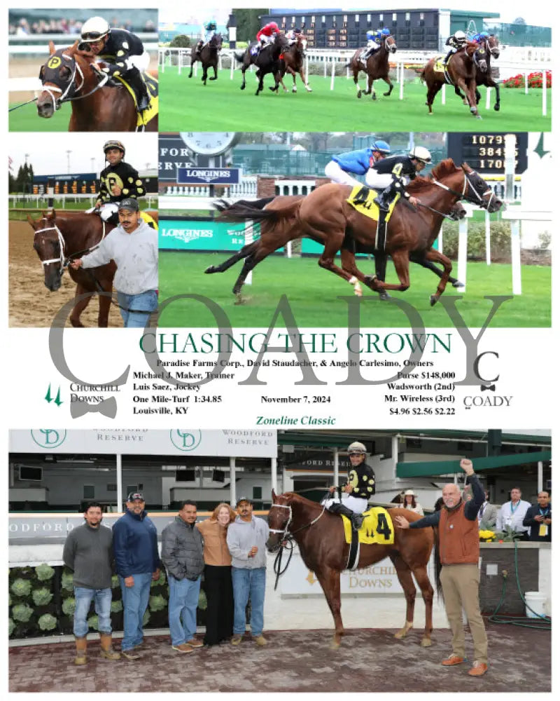 Chasing The Crown - 11-07-24 R05 Cd Churchill Downs