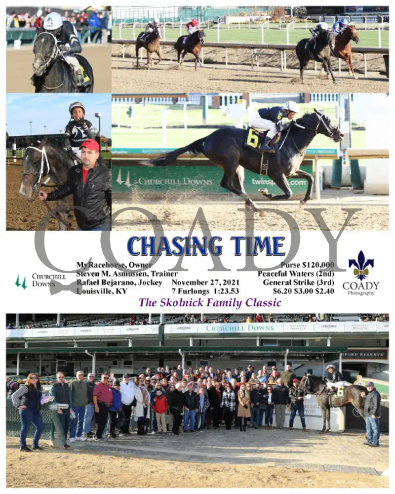Chasing Time - 11-27-21 R06 Cd Churchill Downs