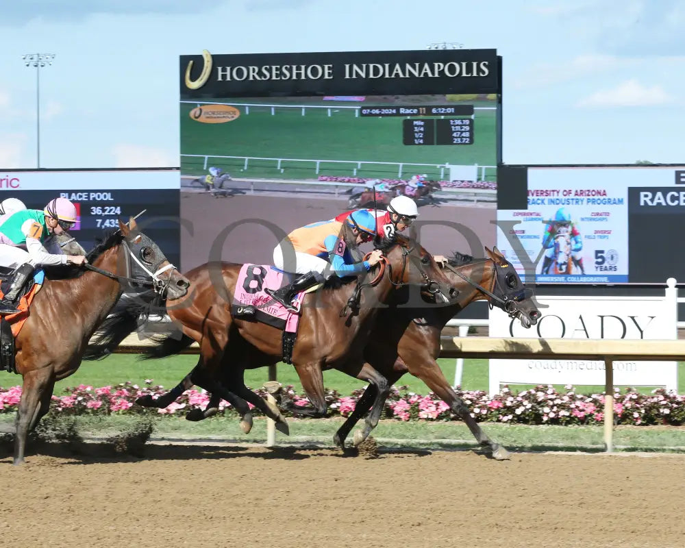 Chatalas - Indiana Oaks 29Th Running G3 07-06-24 R11 Horseshoe Finish 03 Samantha Pagels Grand