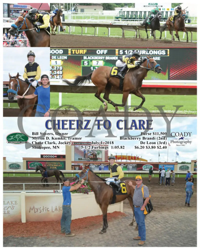 CHEERZ TO CLARE - 070118 - Race 10 - CBY - Coady Media - Kurtis Coady Photography