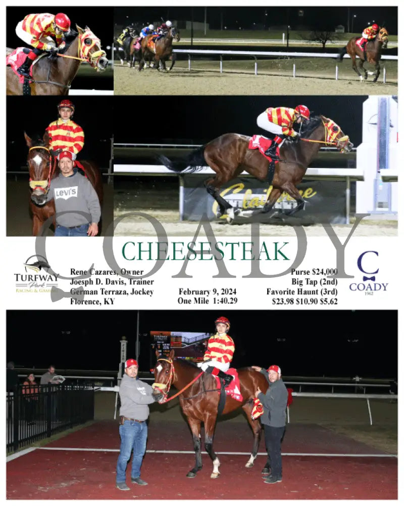 Cheesesteak - 02-09-24 R03 Tp Turfway Park