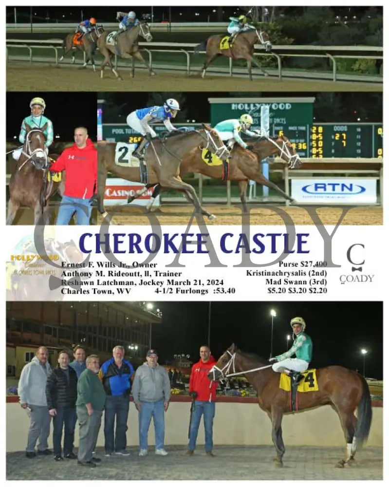 Cherokee Castle - 03 - 21 - 24 R06 Ct Hollywood Casino At Charles Town Races
