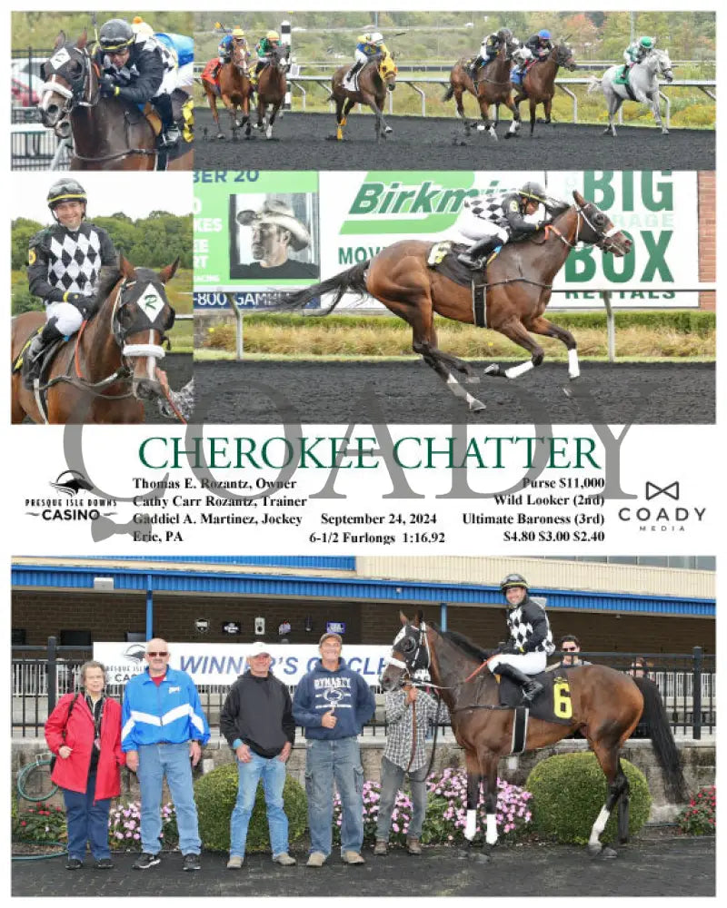 Cherokee Chatter - 09-24-24 R02 Pid Presque Isle Downs