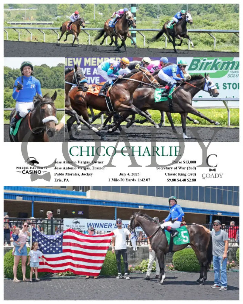 CHICO CHARLIE - 07-04-25 - R02 - PID Presque Isle Downs