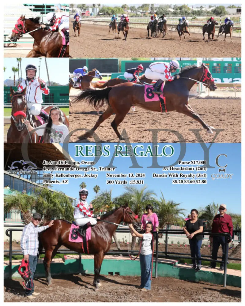 Rebs Regalo - 11-13-24 R01 Tup Turf Paradise