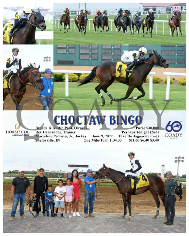 Choctaw Bingo - 06-09-22 R08 Ind Indiana Grand