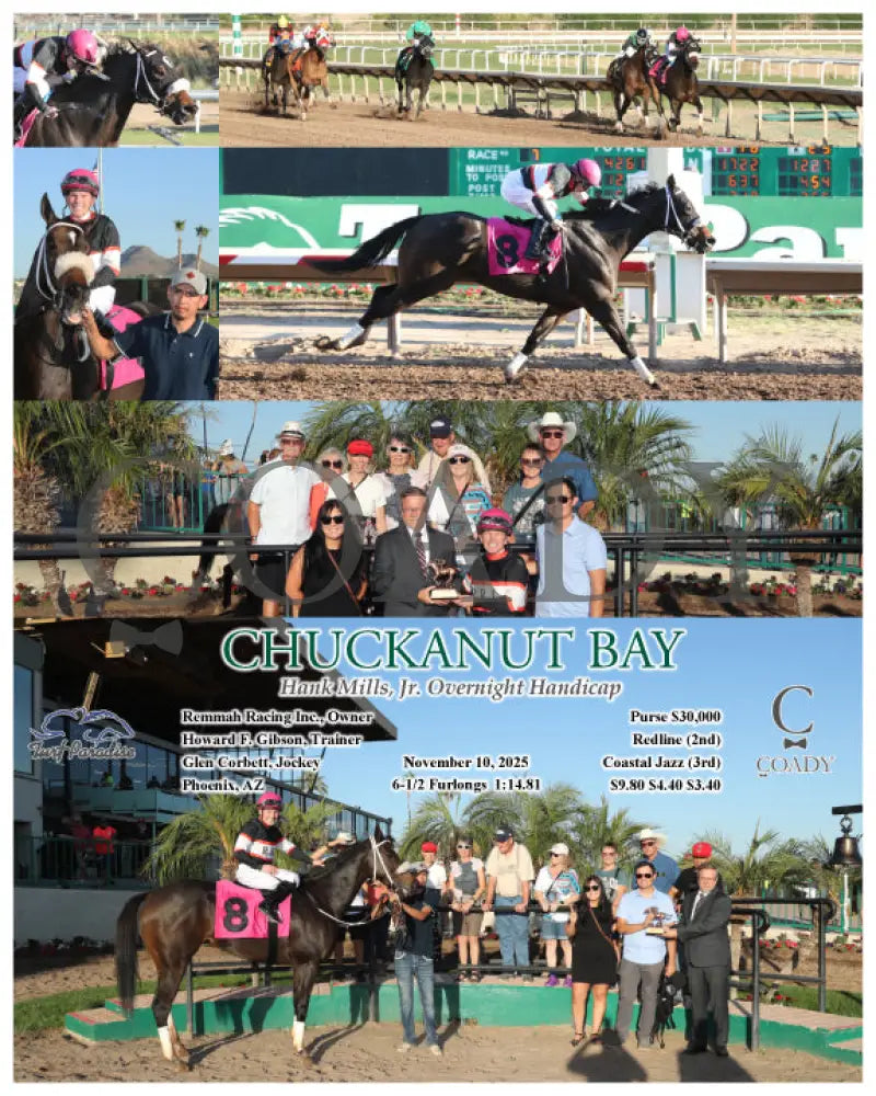 CHUCKANUT BAY - Hank Mills Jr. Overnight Handicap - 11-10-25 - R07 - TUP Turf Paradise