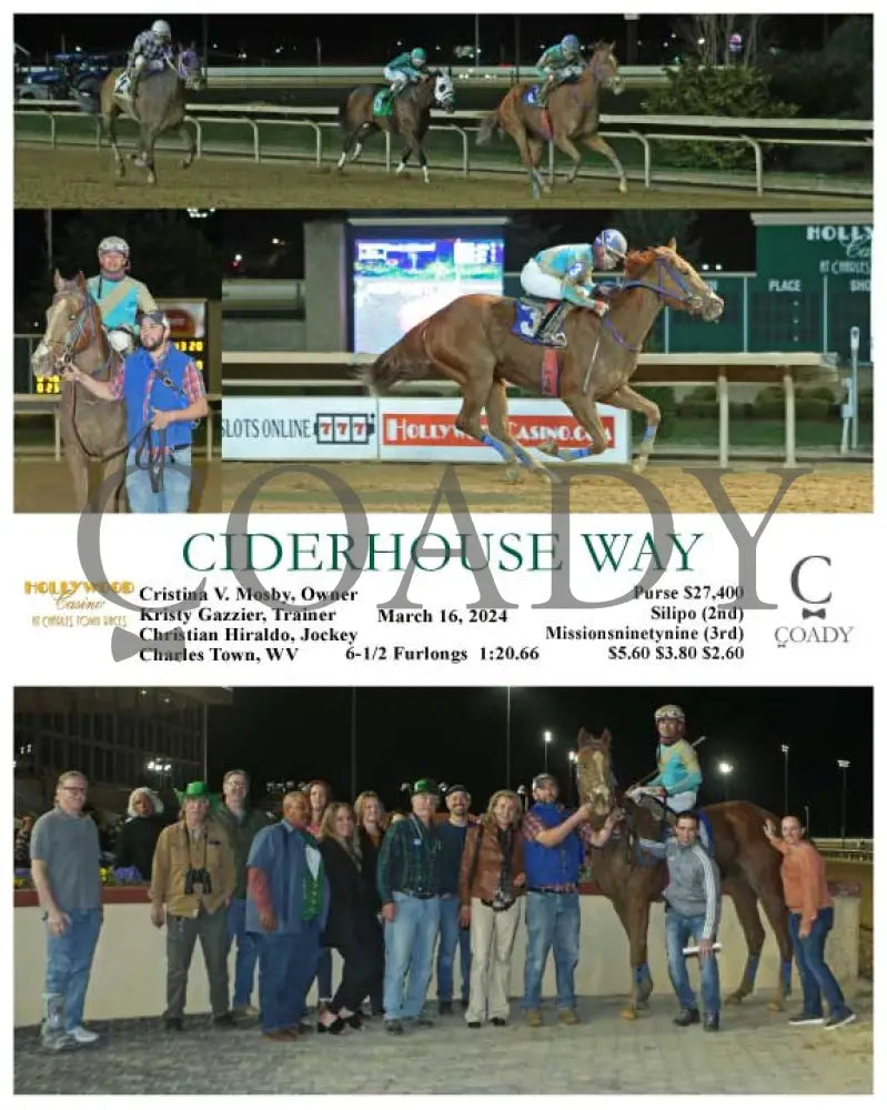 Ciderhouse Way - 03 - 16 - 24 R04 Ct Hollywood Casino At Charles Town Races