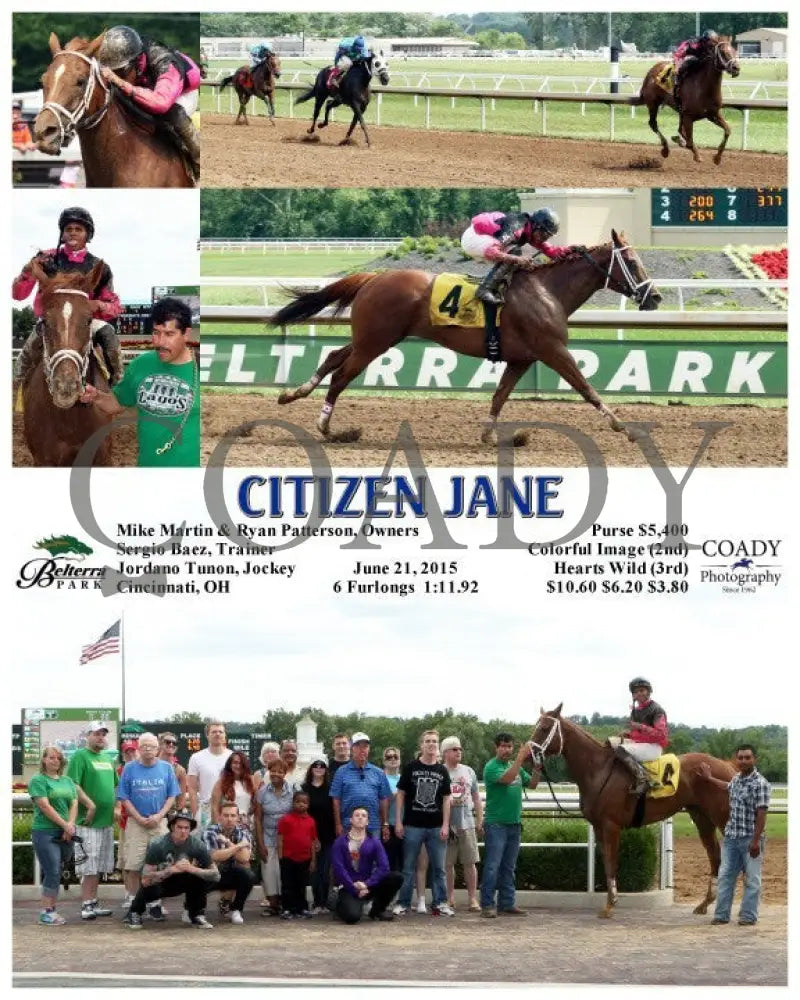 Citizen Jane - 062115 Race 05 Btp Belterra Park