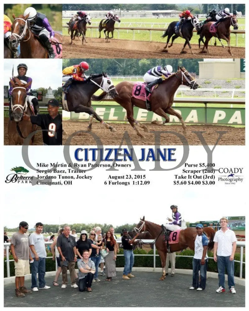 Citizen Jane - 082315 Race 02 Btp Belterra Park
