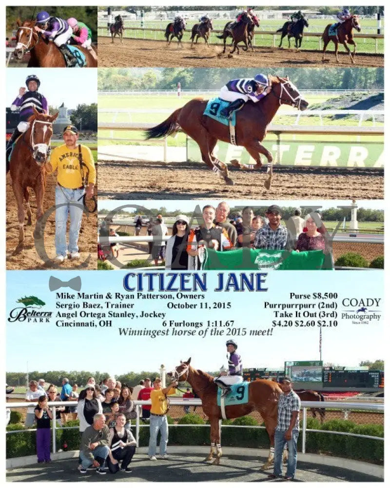 Citizen Jane - 101115 Race 04 Btp Belterra Park