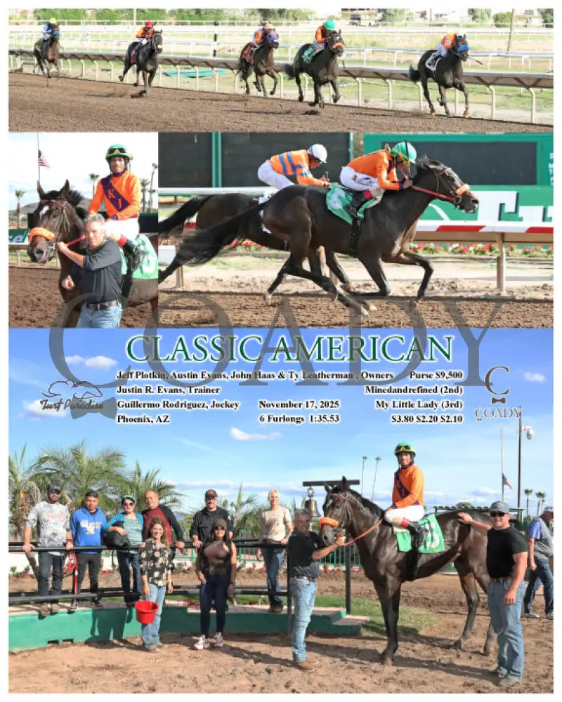 CLASSIC AMERICAN - 11-17-25 - R04 - TUP Turf Paradise