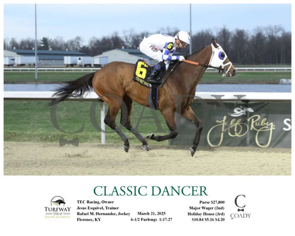 CLASSIC DANCER - 032125 - Race 04 - TP - Action Turfway Park