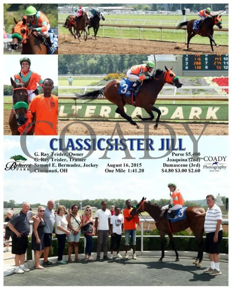 Classicsister Jill - 081615 Race 01 Btp Belterra Park