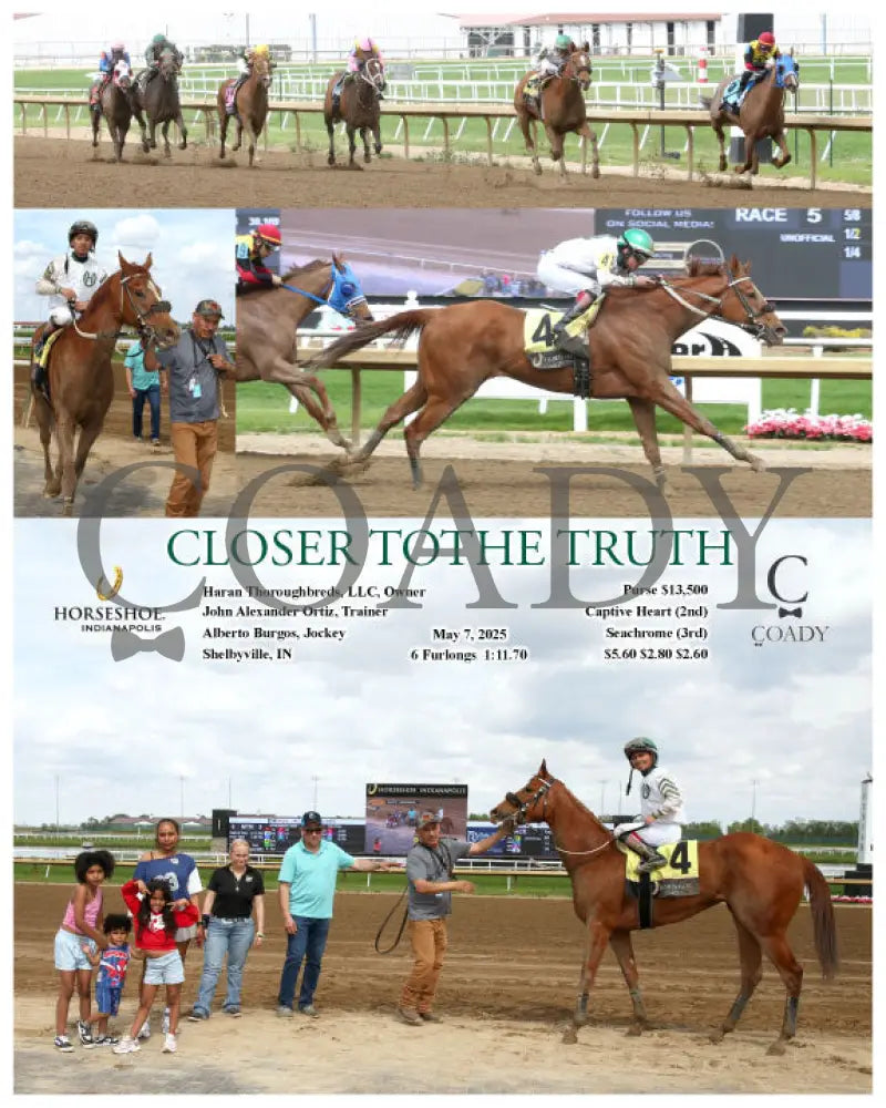CLOSER TOTHE TRUTH - 05-07-25 - R05 - IND Indiana Grand