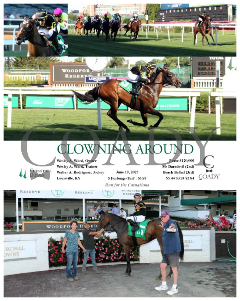 CLOWNING AROUND - 06-19-25 - R05 - CD Churchill Downs