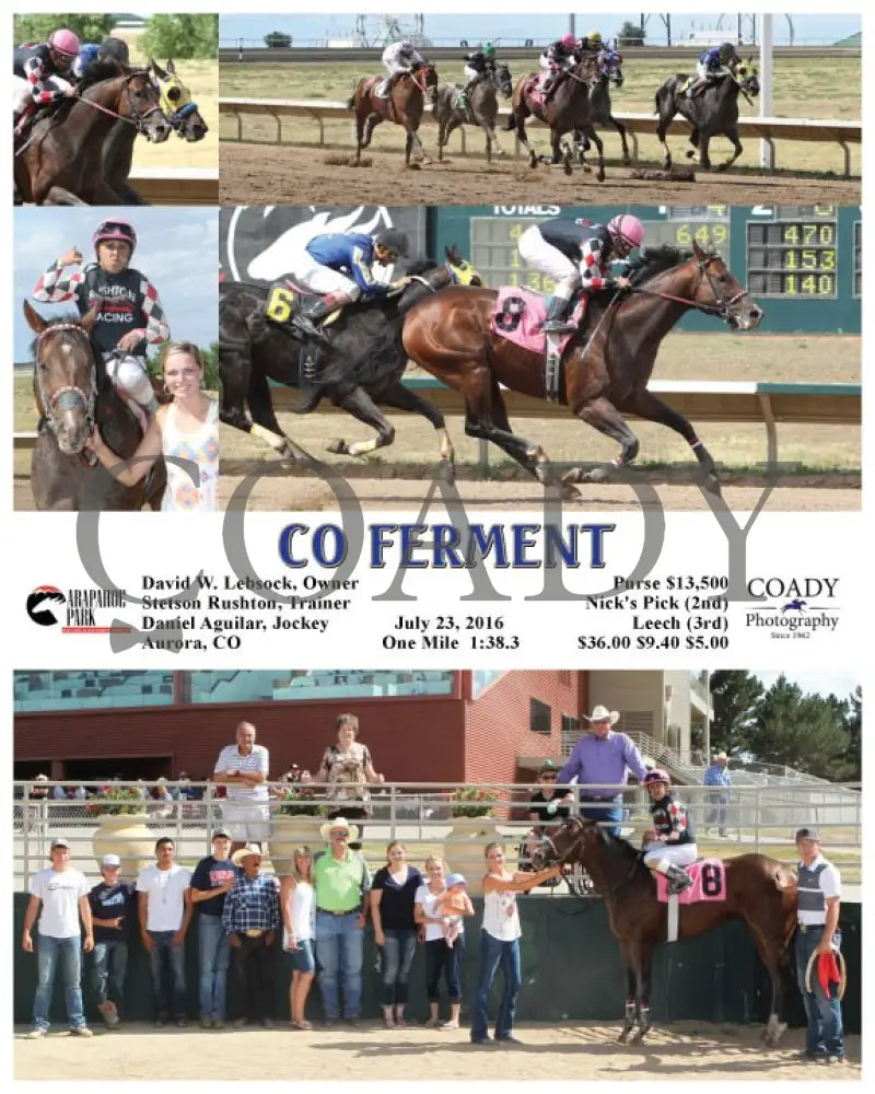 Co Ferment - 072316 Race 08 Arp Arapahoe Park