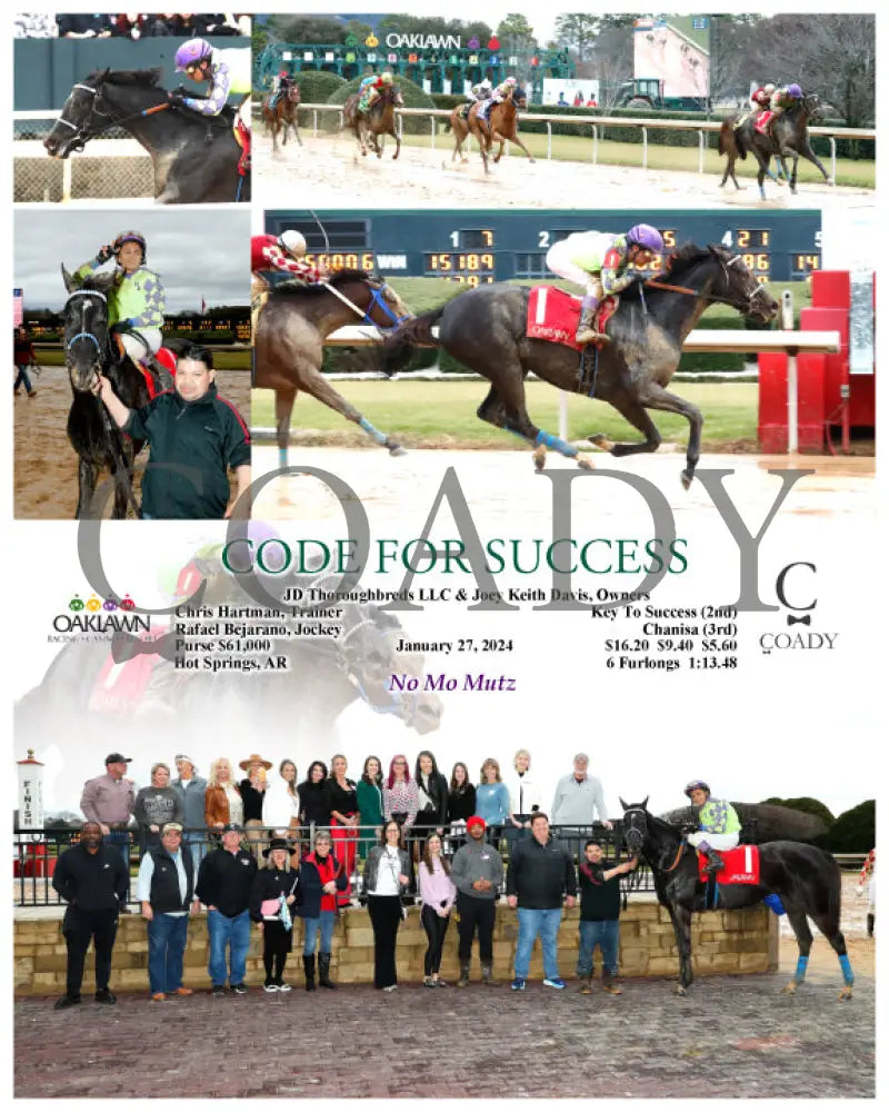 Code For Success - 01-27-24 R05 Op Oaklawn Park