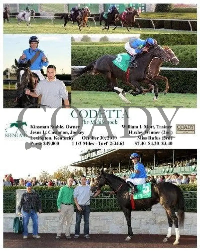 Codetta - The Middlebrook Keeneland