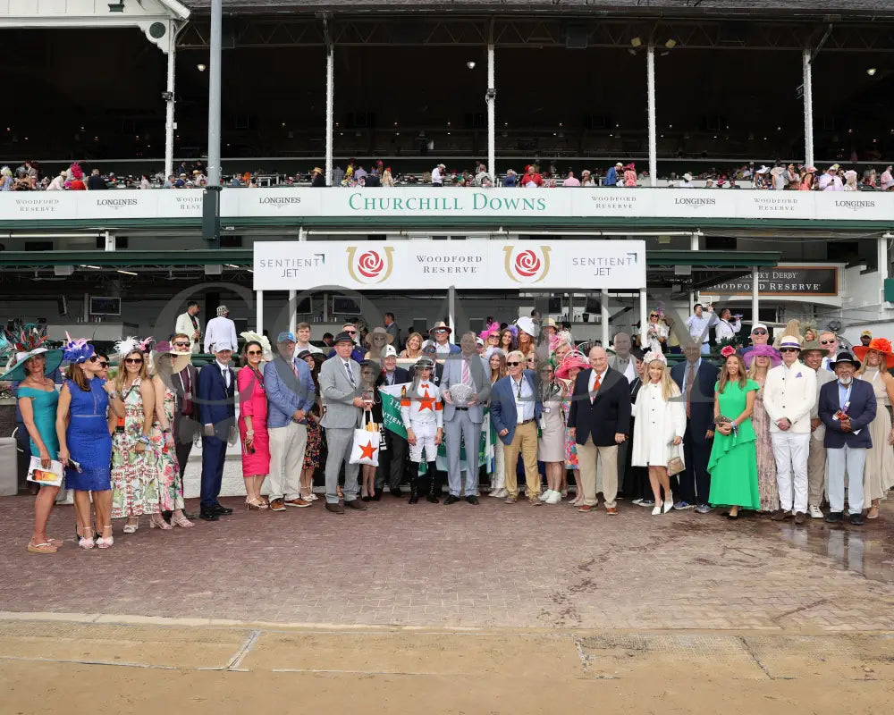 Cogburn - The Twin Spires Turf Sprint G2 05-04-24 R05 Churchill Downs Presentation 01 Kurtis Coady