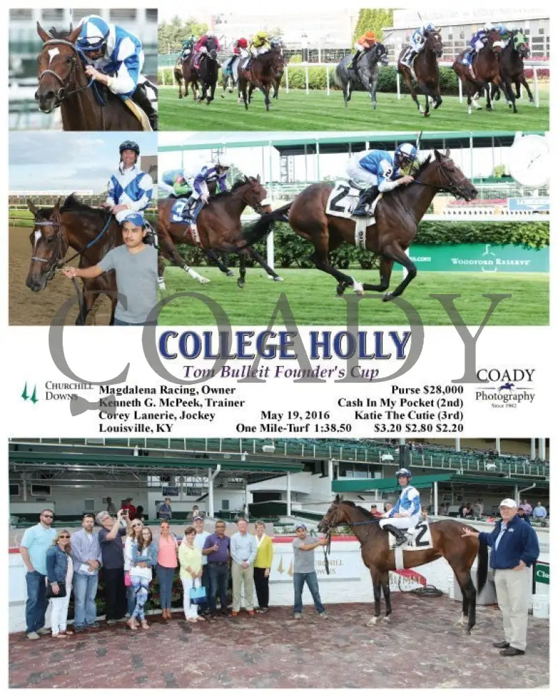 College Holly - 051916 Race 05 Cd Churchill Downs
