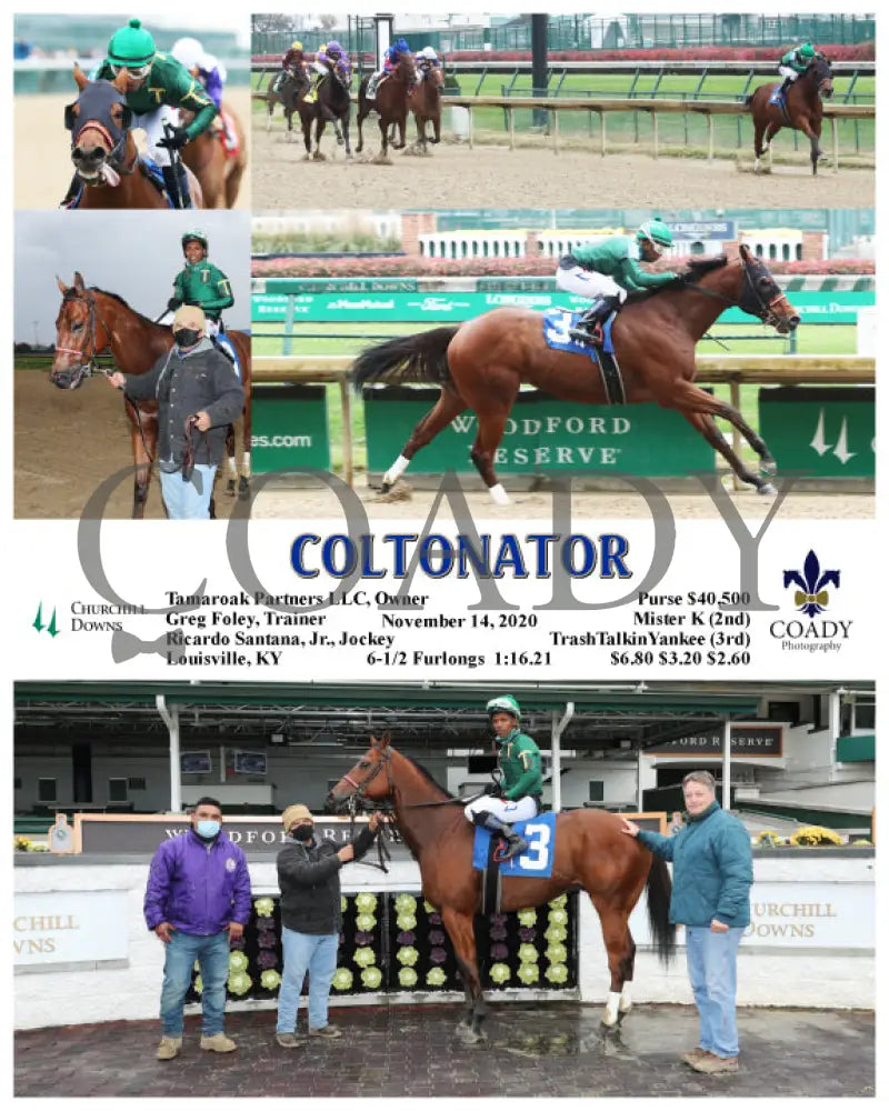 Coltonator - 11-14-20 R01 Cd Churchill Downs