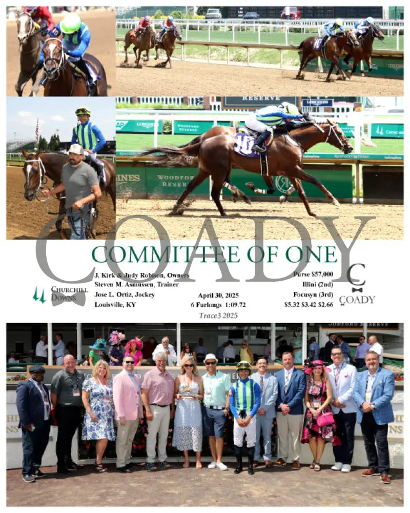 COMMITTEE OF ONE - 04-30-25 - R05 - CD - Group Churchill Downs